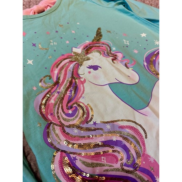 Girl’s Cynthia Rowley Unicorn Shirt Size 7/8 - Picture 9 of 11